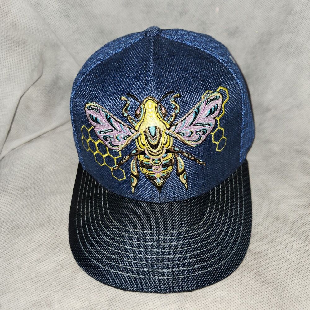 Grassroots Honey Fund Blue Knitted Hat Size 7 1/4 - Picture 9 of 9